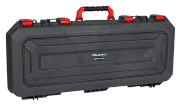 Plano All Weather 2 Rustrictor 36" Single Rifle Case Gray w/ Red Accents