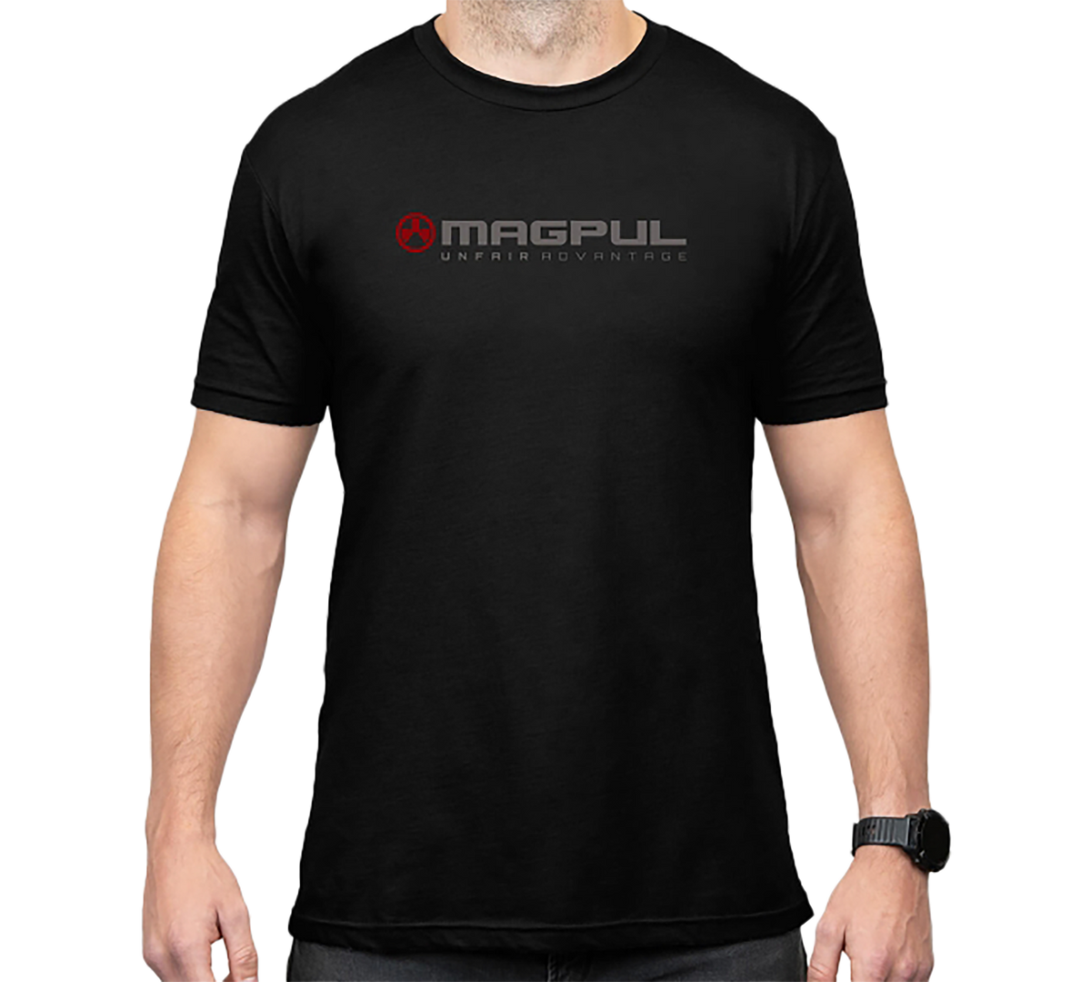 Magpul Industries Unfair Advantage CVC Black Short Sleeve T-Shirt - Medium