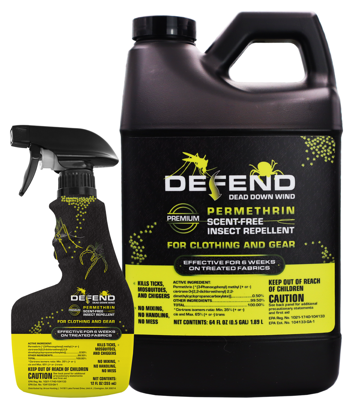 Dead Down Wind Defend Permethrin Clothing Spray 76 oz