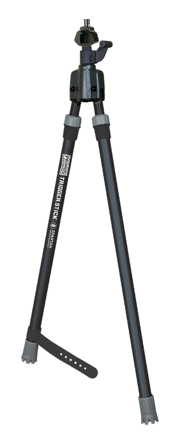 Primos Trigger Stick Medium Bipod 21.50"-40" Black - Spartan Magnetic