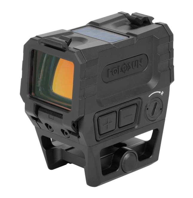 Holosun AEMS Pro X2 1x 2 MOA Green Dot/65 MOA Circle Enclosed Sight - Black Anodized