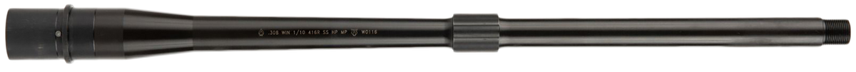 Ballistic Adv Premium Series AR-10 308 Win 18" Threaded Hanson Profile Midlength Barrel - Black QPQ