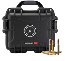 Nanuk 905 223 Rem 525 Rd Ammo Case - Black/White NK-7 Resin