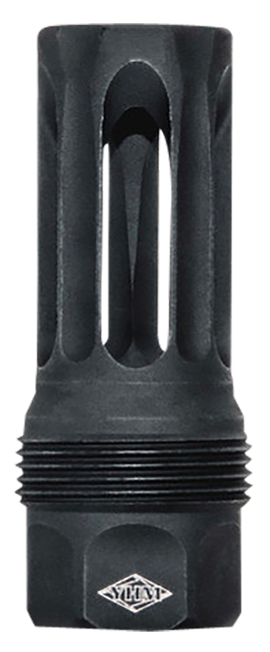 Yankee Hill 440528 sRx Q.D. Flash Hider Long 9mm 1/2x28 Black Phosphate Steel
