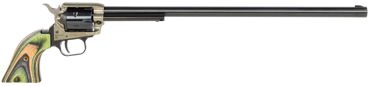 Heritage Mfg Rough Rider 22 LR 16" 6-Shot SAO Revolver - Camo Laminate Grips