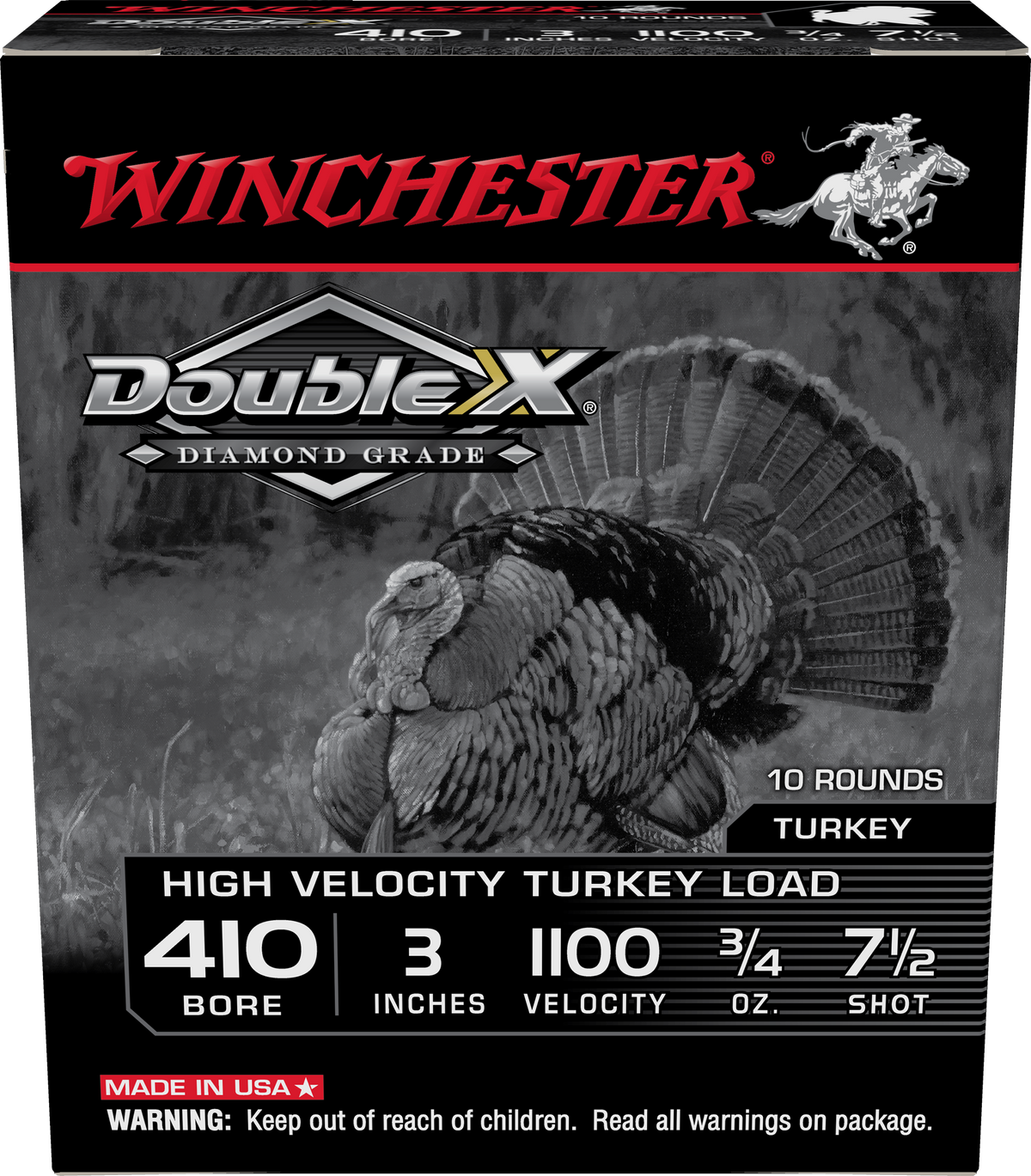 Winchester Ammo Double X Diamond Grade 410 Gauge 3" 3/4 oz 7.5 Shot - Box or Case