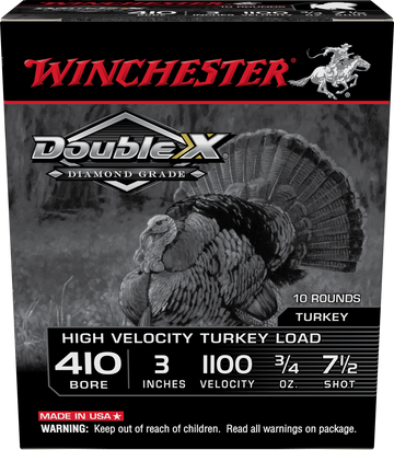 Winchester Ammo Double X Diamond Grade 410 Gauge 3" 3/4 oz 7.5 Shot - Box or Case