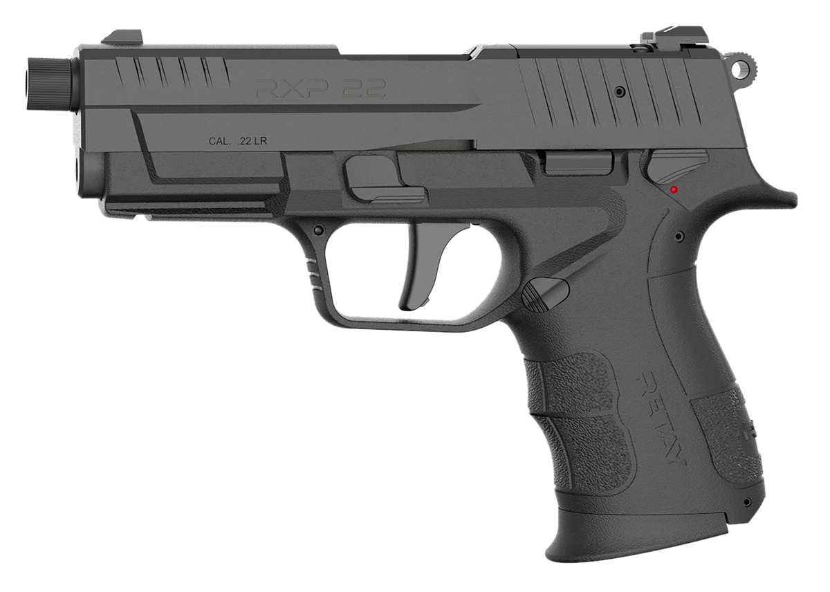 Retay USA RXP 22 LR 4" 10+1 Semi-Auto Pistol - Black Cerakote - Threaded Barrel - Optic Ready