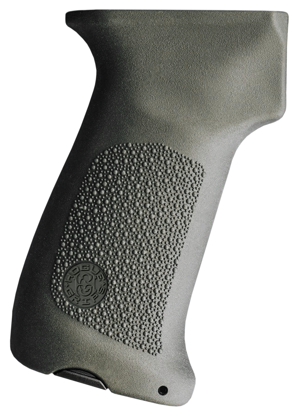Hogue 74031 OverMolded Rubber Pistol Grip w/o Finger Grooves OD Green - Fits AK-47/AK-74