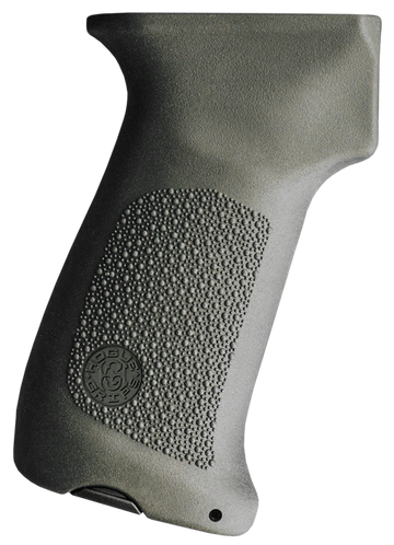Hogue 74031 OverMolded Rubber Pistol Grip w/o Finger Grooves OD Green - Fits AK-47/AK-74