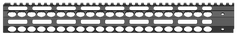 Bowden Tactical Air-Rail Standard 13" FFT Free Float AR-15 Handguard