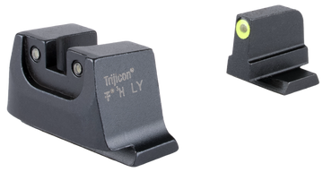 Trijicon Suppressor/Optic Height Night Sights - Green Tritium Yellow Outline Front / Green Tritium Black Outline Rear - S&W M&P C.O.R.E./M2.0