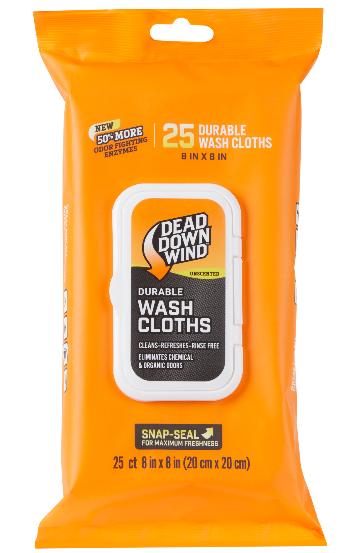 Dead Down Wind Field Wash Cloth 8" x 8" Unscented 25-Count