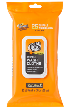 Dead Down Wind Field Wash Cloth 8" x 8" Unscented 25-Count