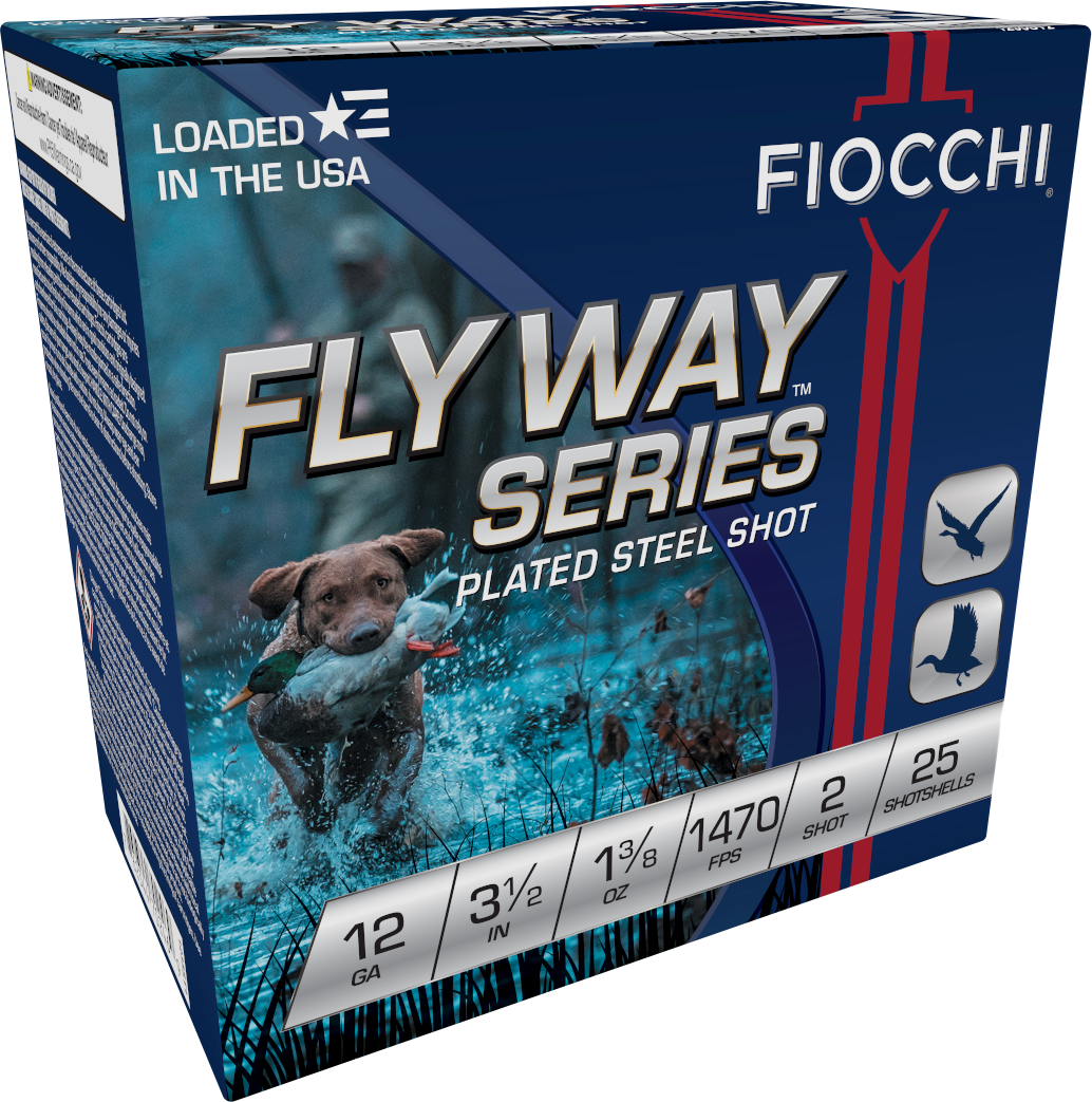 Fiocchi Flyway 12 Gauge 3.50" 1 3/8 oz #2 Shot 25 Rd - Box or Case