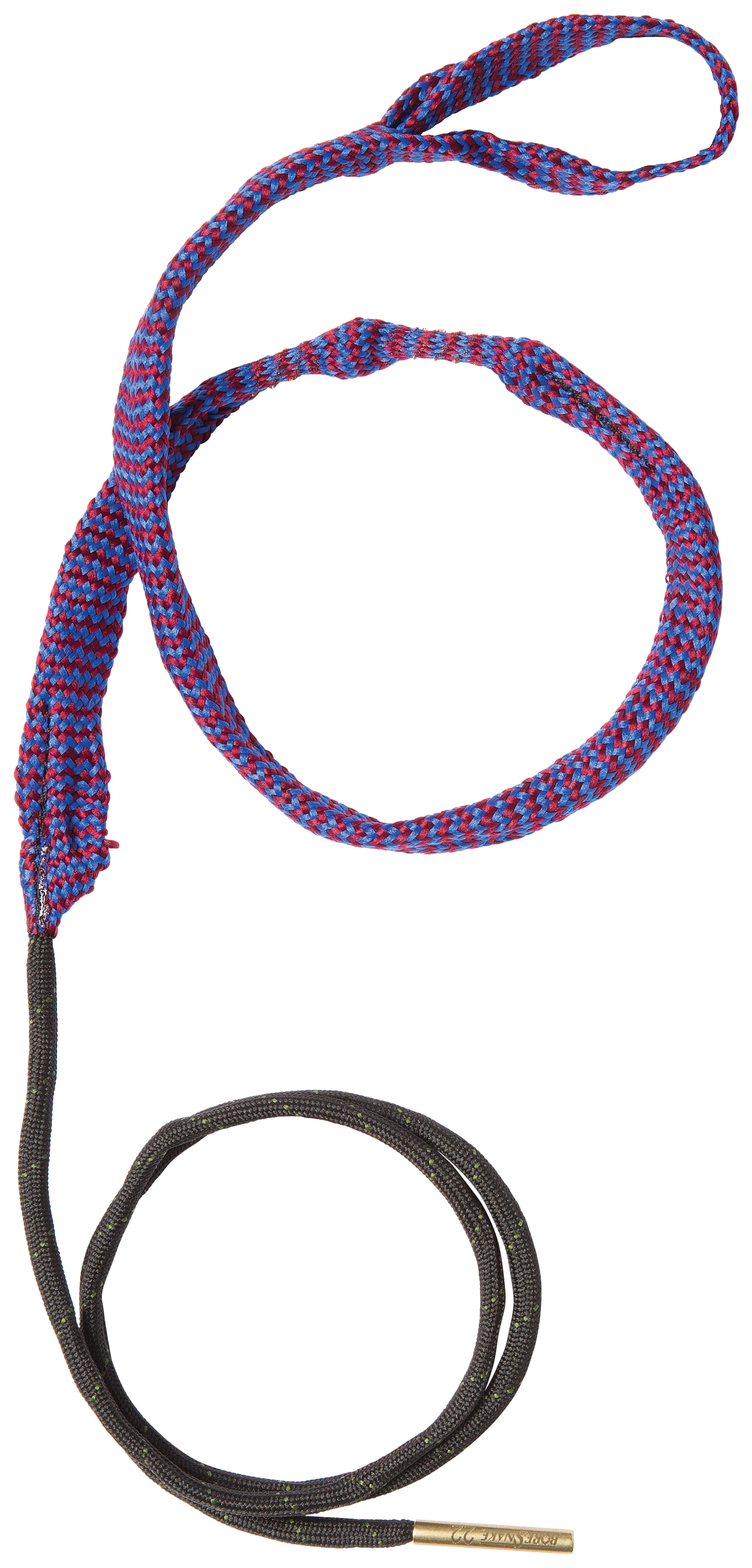 Hoppes BoreSnake Den .22 Cal Pistol Bore Cleaner Rope - Bronze Bristle