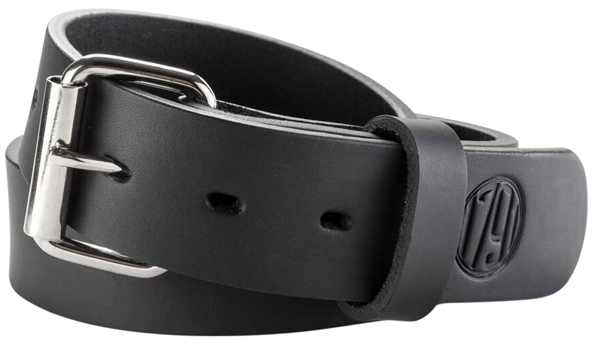 1791 Gunleather BLT-01 Gun Belt Stealth Black Leather 40/44 1.50" Buckle Closure