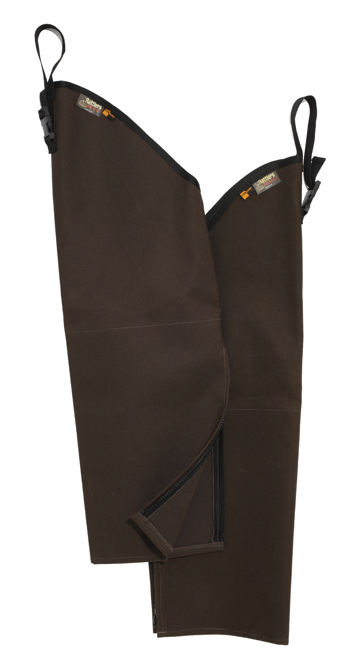 Boyt Harness Rattlers Snake Chaps 1000D Nylon Brown Regular 26" Adjustable Straps