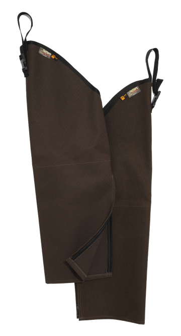 Boyt Harness Rattlers Snake Chaps 1000D Nylon Brown Regular 26" Adjustable Straps