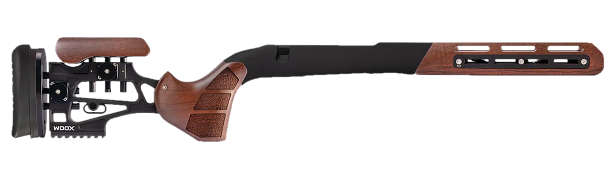 WOOX Furiosa Chassis Walnut Aluminum/Wood Fits Tikka T3/T3X CTR Bolt Action 31" OAL