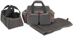 Allen 8325 Competitor Premium Molded Lockable Range Bag Gray w/Internal Tote & Fold-Up Gun Mat