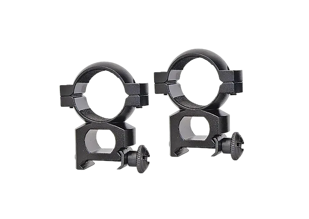 Traditions A799DS Quick Peep 1" Scope Rings Aluminum Matte Black - 3/8" Grooved Receiver
