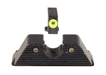 Trijicon HD XR Night Sight Set Green Tritium/Yellow Outline - Black Frame - Fits Glock 42/43/48/43X/43E (Excludes MOS)