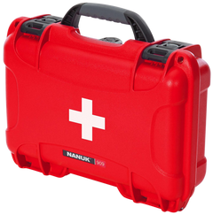 Nanuk 909 First Aid Case Red Resin w/ Latches