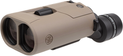Sig Sauer Electro-Optics Zulu6 HDX 10x30mm Roof Prism Binoculars w/ Optical Image Stabilization - Flat Dark Earth