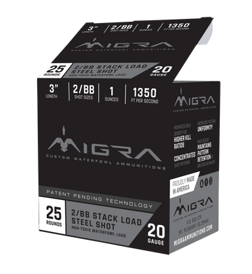 Migra Ammunition M20S46 Combinational 20 Gauge 3" 1 oz #4/6 Shot 25 Rd - Box or Case