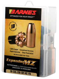 Barnes Bullets Expander MZ 50 Cal 250gr 15/Box Muzzleloader Bullets
