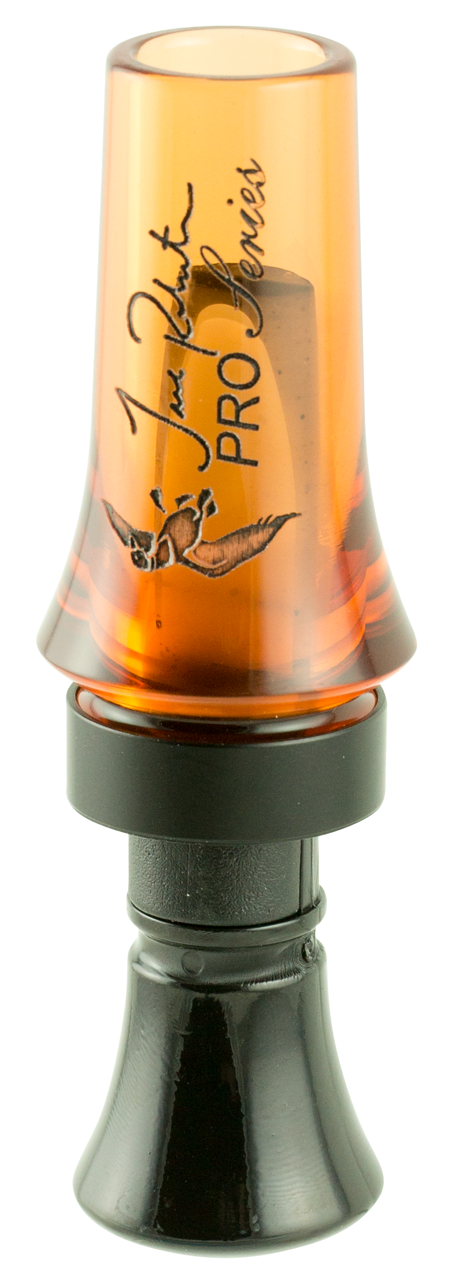 Duck Commander Jase Pro Series Open Call Double Reed Mallard Hen Duck Call - Orange Acrylic