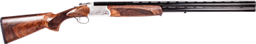 ATI Cavalry SV 12 Gauge 28" 3" 2-Rd Break-Open Shotgun - Silver Engraved Wood