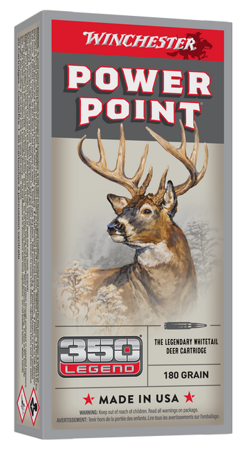 Winchester Ammo Power-Point 350 Legend 180gr 20 Rd - Box or Case