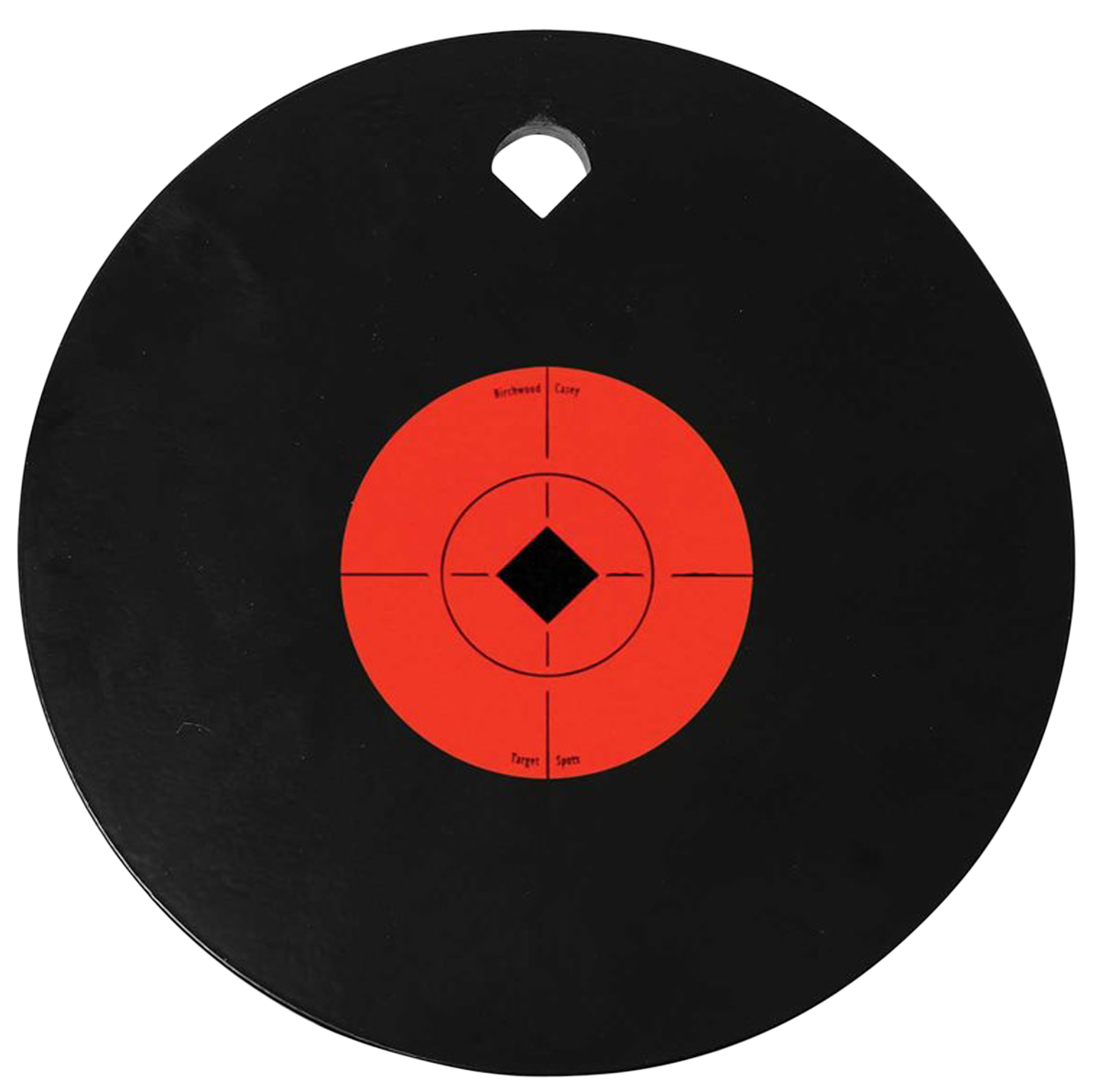 Birchwood Casey World of Targets Single Hole 10" AR500 Steel Gong 3/8" Thick Hanging