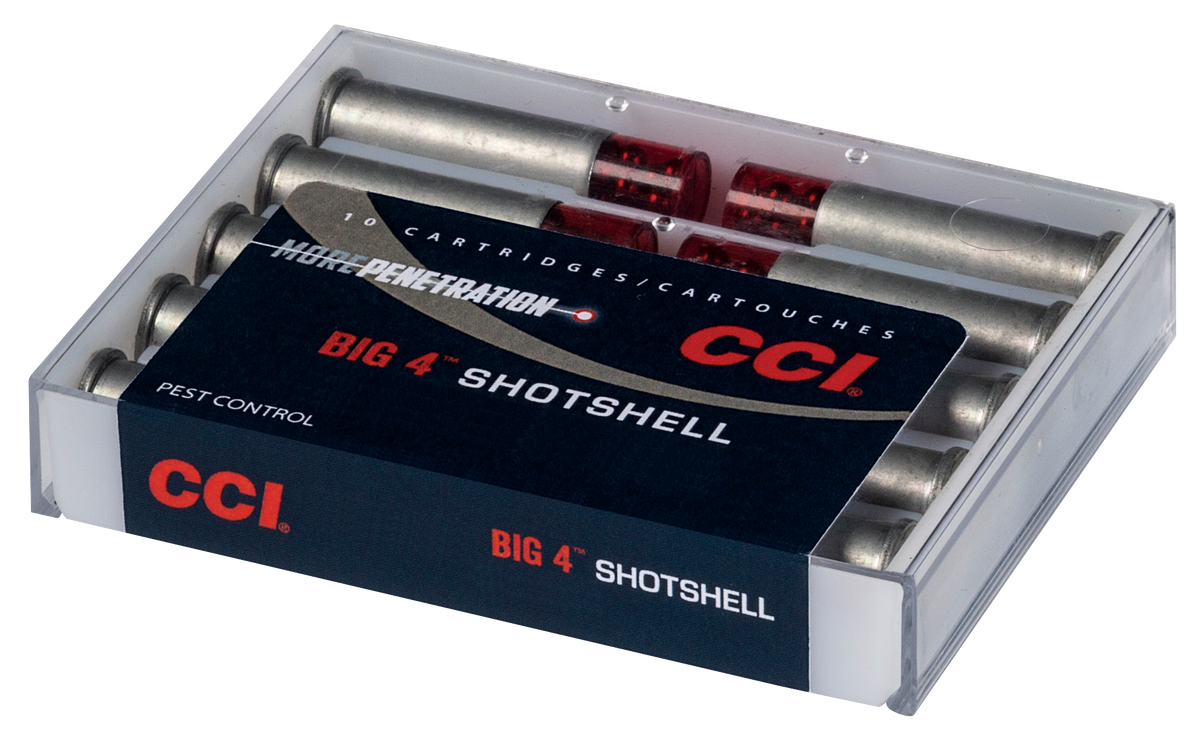 CCI Big 4 Shotshell 38 Special/357 Mag 84gr #4 Shot - Box or Case
