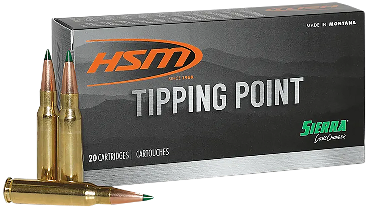 HSM Tipping Point 2 7mm Rem Mag 162gr Hornady SST 20 Rd - Box or Case