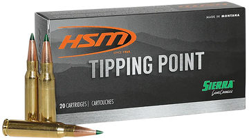 HSM Tipping Point 2 7mm Rem Mag 162gr Hornady SST 20 Rd - Box or Case