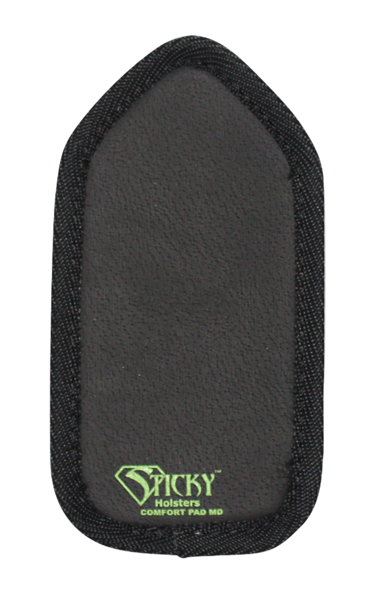 Sticky Holsters Comfort Pad IWB Holster Cushion - Medium Black Foam Hook & Loop Ambidextrous