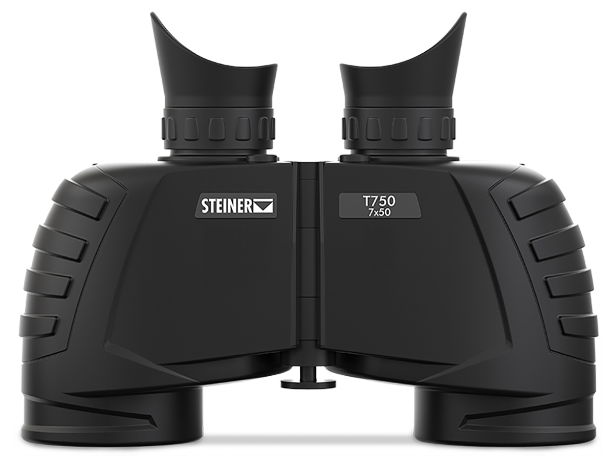 Steiner T750 Tactical 7x50mm Porro Prism Binocular - Sports-Auto Focus, Black Rubber Armor