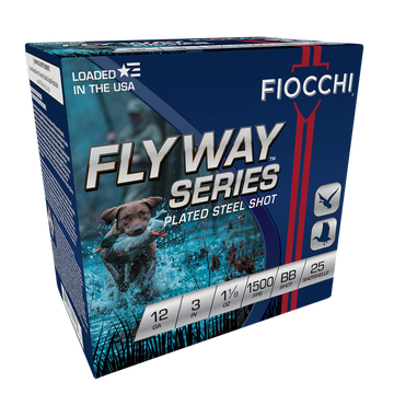 Fiocchi Flyway 12 Gauge 3" 1 1/8 oz BB Shot 25 Rd - Box or Case