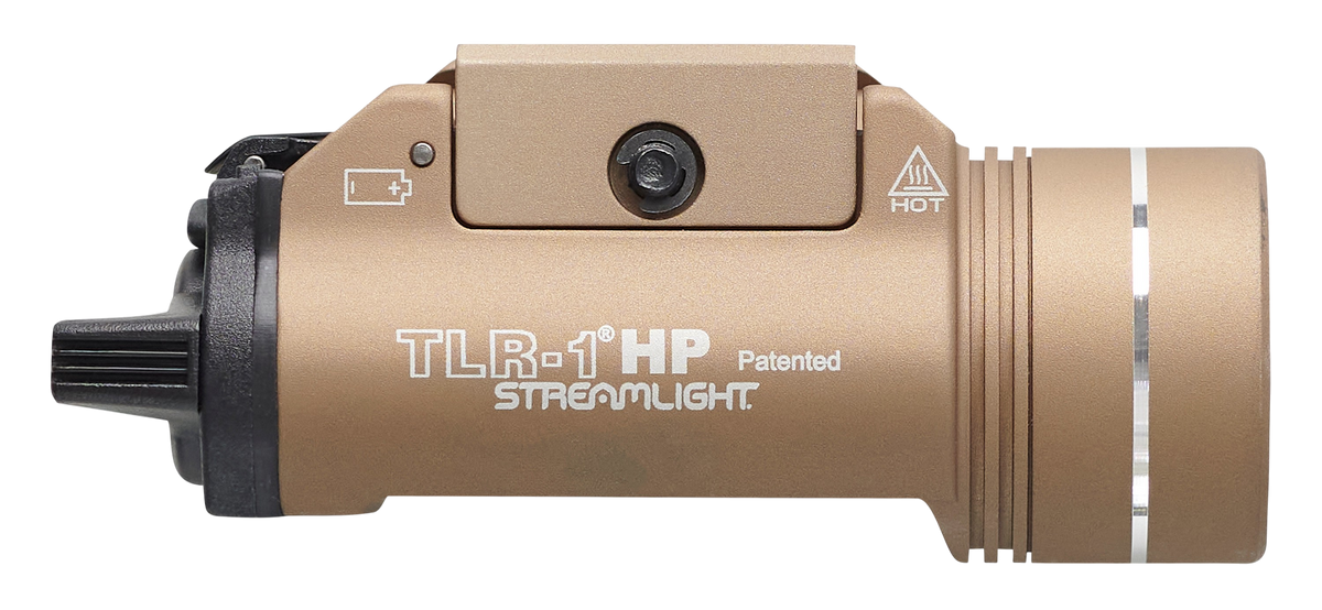 Streamlight TLR-1 HP 1000 Lumens FDE Aluminum Rail Mount Weapon Light