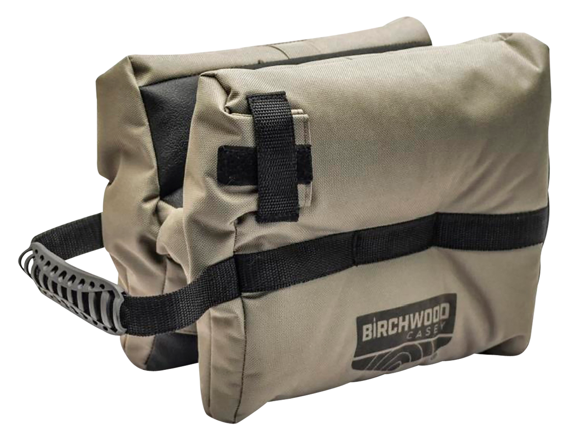 Birchwood Casey TSRB H-Bag Shooting Rest - Unfilled Tan Polyester, Self-Tightening Grip, 12 in x 7 in