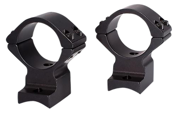 Talley 940706 Scope Mount/Ring Combo 1" Tube Weatherby Mark V Non-Magnum (6 Lug) Medium Rings - Black Anodized