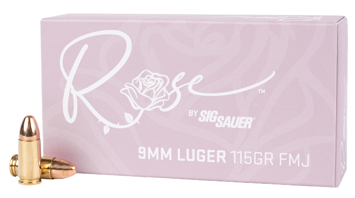 Sig Sauer Rose 9mm Luger 115gr FMJ - Box or Case