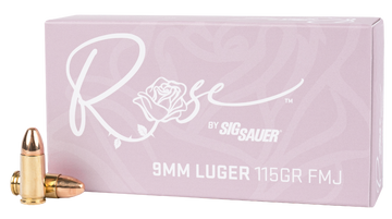 Sig Sauer Rose 9mm Luger 115gr FMJ - Box or Case