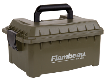 Flambeau 7415SB Shotshell Ammo Can 12/20 Gauge Tan - Holds 4 Boxes