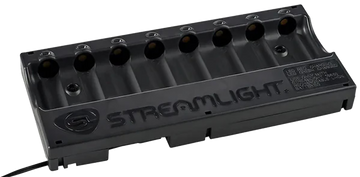 Streamlight 20233 8-Unit Bank Charger for SL-59 / CR123A Battery 12V DC Black
