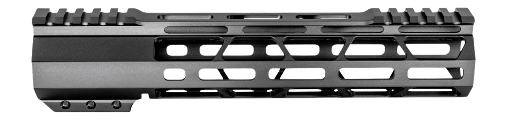 JE Machine Tech AR-15 10" M-LOK Slim Free Float Handguard - Black