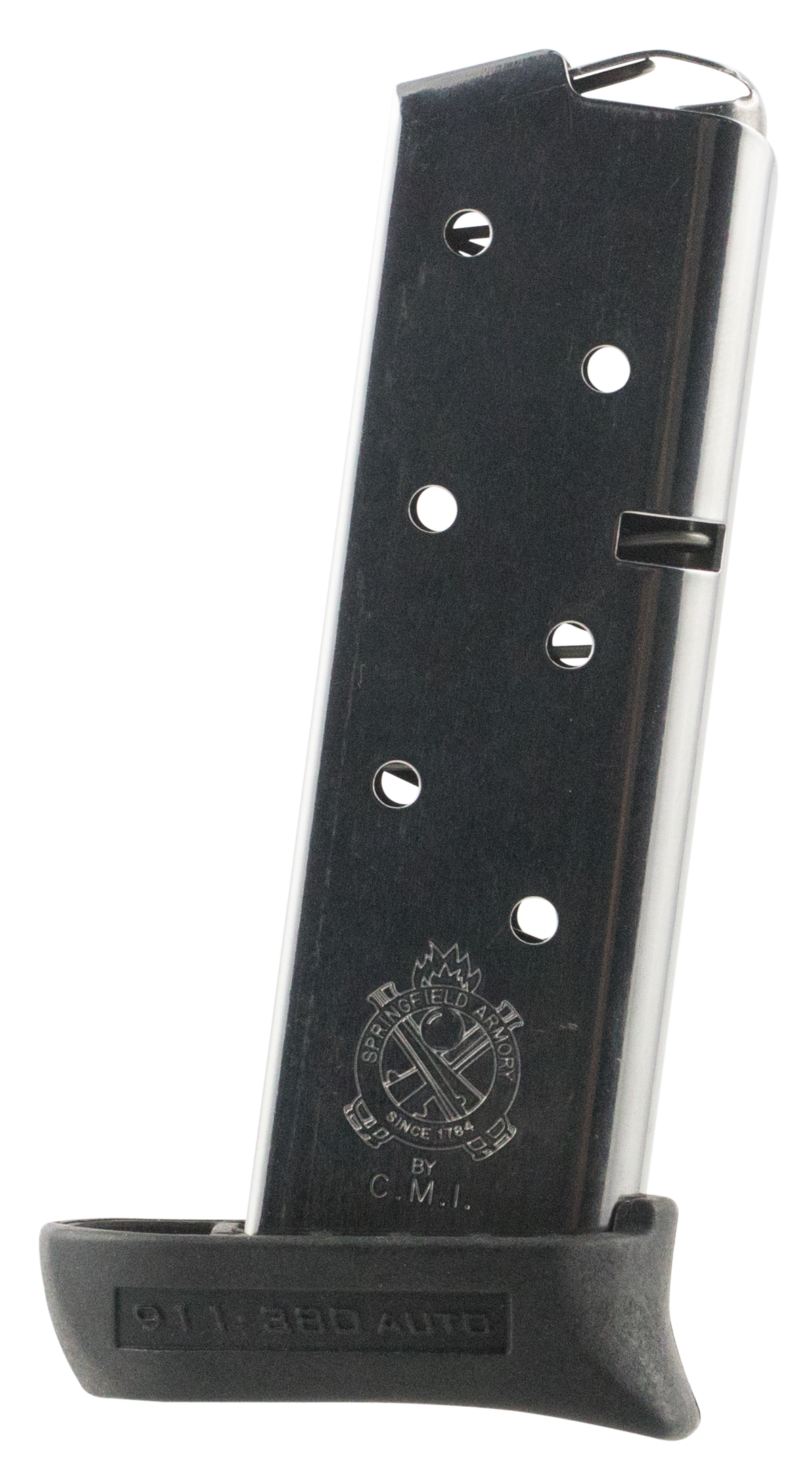 Springfield Armory 911 .380 ACP 7-Rd Stainless Steel Magazine w/ Pinky Extension